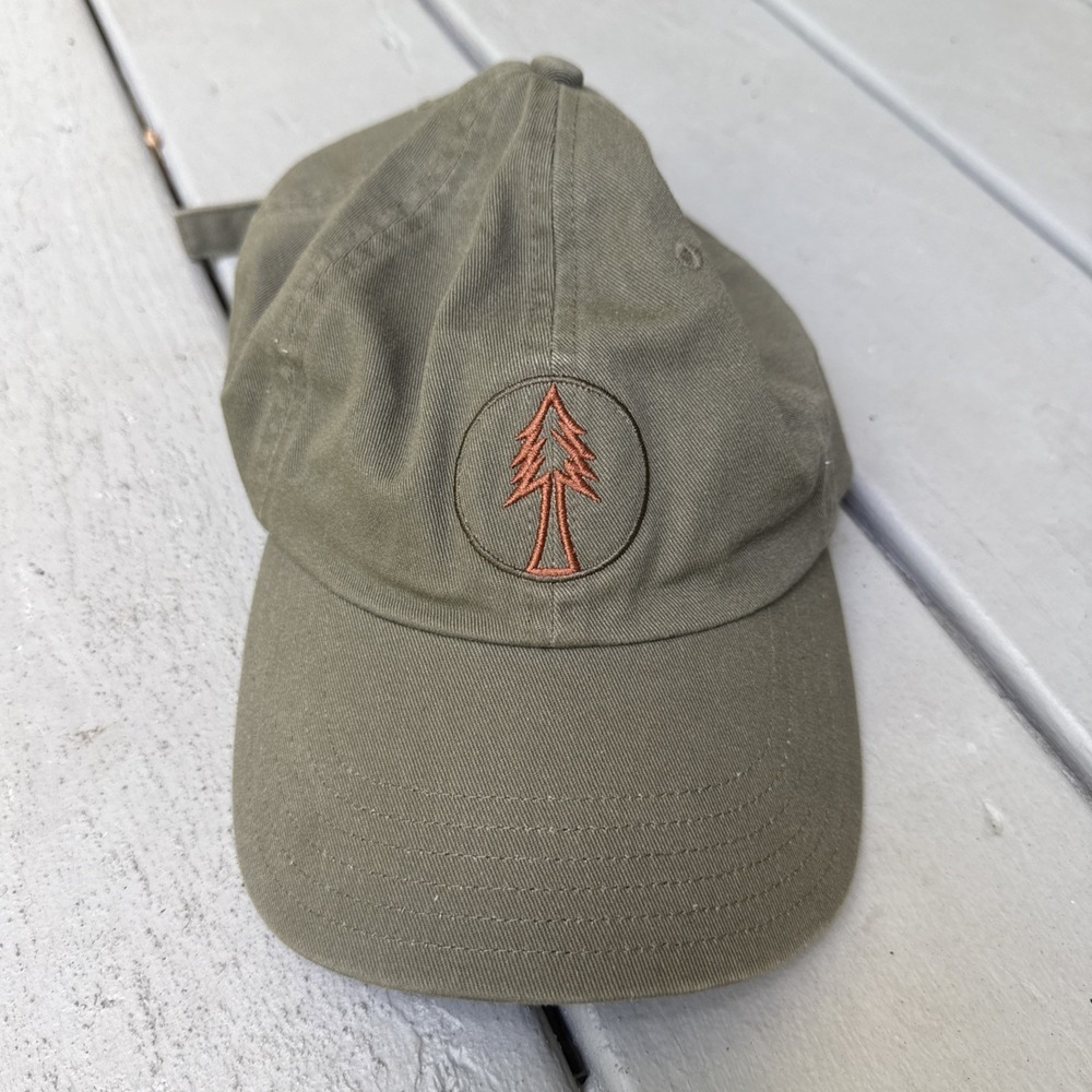 Pistil Army Green Tree Baseball Cap Hat 100% cotton O/S Adjustable